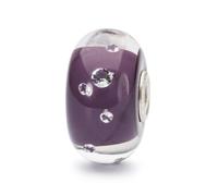 Trollbeads Bead in Vetro - Beads Diamante Lilla Ref. TGLBE-00159