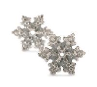 MODA Trollbeads Orecchini Stella di Neve TAGEA-20009