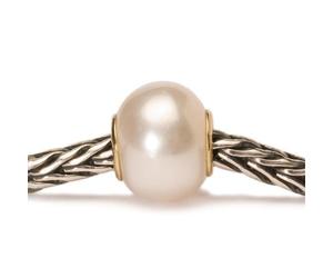 MODA Trollbeads Perla con Oro TAGBE-00086