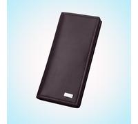 Moda uomo in pelle PU portafoglio lungo grande capacità portafoglio morbido per