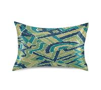 Moda Verde Dei Cartoni Animati Federe Cuscino Letto, Federa Guanciale Pillowcase in Seta Morbida per Capelli e Pelle con Chiusura a Busta standard/regina/re