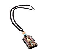 Moda Vintage Antico Nepal Thangka Statua del Buddha Dio Ebano Collana Pendente Elefante Esotico per Uomini e Donne Catena Maglione Practical Treatment