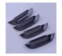 MODADA Maniglia della portiera lato passeggero 4 Pezzi In Fibra Carbonio Stile Auto Porta Esterna Maniglia Ciotola Copertura Trim Per Caricabatterie 2022-2015 Maniglia della portiera dell'auto