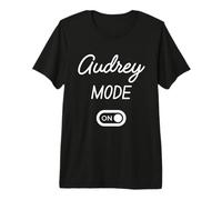 modalità Audrey Activa Nome Divertente Maglietta Premium