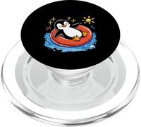 Modalità Chill Penguin Floating Summer Vacation Sun Fun PopSockets PopGrip per MagSafe
