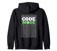modalità codice attivata - Dati AI del codificatore dell'ingegnere del Software di Programmazione Felpa con Cappuccio