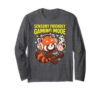 modalità di Gioco sensoriale Amichevole Red Panda Cute Gamer Maglia a Manica