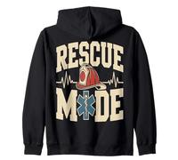 modalità di Salvataggio Vigile del Fuoco EMS First Responder Pride Felpa con Cappuccio