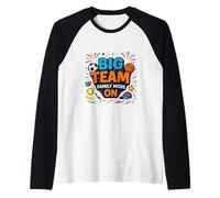 modalità Famiglia Big Team attivata Maglia con Maniche Raglan