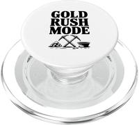 Modalità Gold Rush Prospecting Pickaxe Appassionato di avventura PopSockets PopGrip per MagSafe
