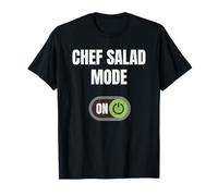 modalità Insalata Chef su Divertente Chef Insalata Amante del Cibo vegetale Maglietta