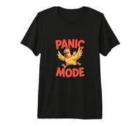 modalità panico Pollo Divertente Chaos Umorismo Maglietta Premium