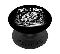 Modalità Preghiera Goblin Grafica Religiosa Cristiana Fede PopSockets PopGrip Adesivo