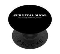 Modalità Sopravvivenza - Respirare Jiu Jitsu brasiliano. Difendere. PopSockets PopGrip Adesivo