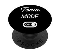 Modalità Tonia Activa Nome Divertente PopSockets PopGrip Adesivo