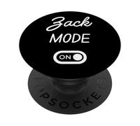 Modalità Zack Activa Nome Divertente PopSockets PopGrip Adesivo