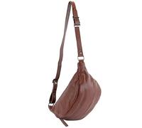 modamoda de - Borsa Italiana manuale/sera piccola in pelle T77, Colore:Marrone Cioccolato