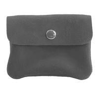 modamoda de P09 WL Portafoglio Donna in Camoscio 12.5x2x8.5cm Handmade in Italy, grafite, xs