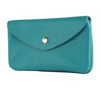 modamoda de - P11 - ital Portafoglio da donna in pelle medio, Turchese, M