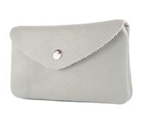 modamoda de - P11 - ital. Portafoglio in pelle da donna medio, grigio, M