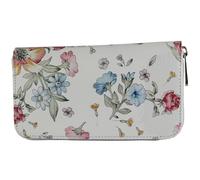 modamoda de SILBER-P02 Portafoglio da donna in pelle lungo fatto a mano in Italia, s