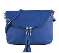 modamoda de - T07LEATHER - Borsa a tracolla piccola in pelle italiana, S
