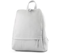 modamoda de T138 borsa zaino in pelle da donna fatta a mano in Italia, Farbe:Hellgrau2021