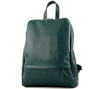 modamoda de - T138 Zainetto da donna in pelle, Blu (nero), Medium