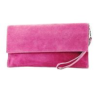 modamoda de T151 Pochette/Borsa a tracolla/Borsa da sera da donna in pelle scamosciata e nabuk fatta a mano in Italia, s