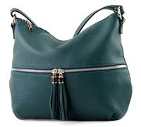 modamoda de T159 Borsa a tracolla da donna in pelle Medium fatta a mano in Italia, Medium