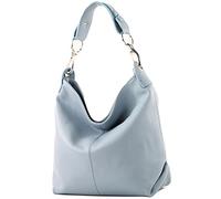modamoda de T168 - Borsa a tracolla in pelle, blu ghiaccio, Medium