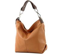 modamoda de T168 - Borsa a tracolla in pelle, Cognac/marrone., Medium