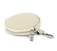 modamoda de - T197 - ital. Leder Umhänge- / Handytasche Klein, Colore:Crema2
