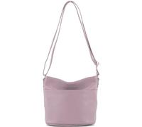 modamoda de T198 Borsa a tracolla da donna in pelle made in Italy, lilla., s