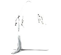 modamoda de - T201 - ital. Borsa a tracolla da donna in vera pelle, bianco, m