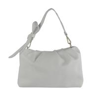 modamoda de - T254 - ital. Borsa da donna piccola in pelle, bianco, s