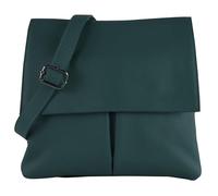 modamoda de - T63LEDER - Borsa a tracolla da donna in pelle, nero, S