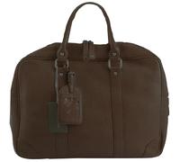 modamoda de T72 - Borsa in pelle per computer portatile da donna e da uomo, in pelle italiana, realizzata a mano in Italia, con chiusura lampo, marrone scuro., m