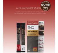 MODAMODA Zero Gray Black Shampoo 6 ml x 7EA Hair Color Dye Korean Cosmetics N...