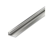Modanatura A L In Acciaio Inossidabile,Strisce Di Transizione Del Pavimento | Striscia di barriera d'acqua con soglia di altezza diversa, for unire gli spazi vuoti del pavimento(Silver,18x5mm)
