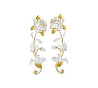 Modanatura Accessori for mobili Decalcomanie Soffitto Sfondo Muro Fiore decorativo Porta scorrevole in rilievo cavo Plastica