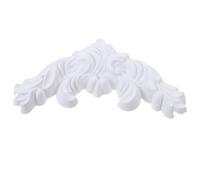 Modanatura Angolare Decorativa Bianca in Plastica PU | Effetto Gesso Realistico, Rilievo Floreale Barocco, per Angoli Parete e Mobili, Rinnovamento Interno