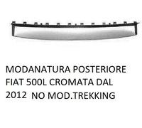 MODANATURA BATTICOFANO PARAURTI POSTERIORE CENTRALE CROMATA PER 500L DAL 2012