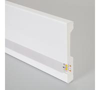 Modanatura Battiscopa da 2 m per Striscia LED con Copertura Continua SCARA 120