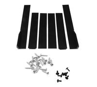 Modanatura bordo della portiera Adatto per automobile 6 pezzi minigonne laterali universali in ABS flessibili ad alta tenacità antigraffio esterno lato inferiore linea Modanatura bordo per Porte Auto