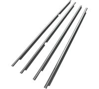 Modanatura bordo della portiera Adatto per Toyota Land Cruiser LC100 Series per Lexus LX470 1998-2007 Guarnizione cromata in gomma per finestrini Modanatura bordo per Porte Auto(Chrome)