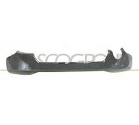 MODANATURA CENTRALE NERA LUCIDA-PARAURTI POSTERIORE-CON TAPPO GANCIO-CON FORI PD