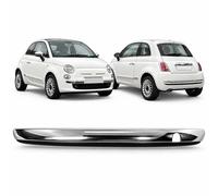 Modanatura Centrale Cromata+modanatura Inferiore Nera Per Fiat 500 Dal 2007-2015