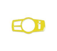 Modanatura copertura pannello Per BMW Serie 5 F10 F07 F01 F25 F26 Pannello Rivestimento Dell'interruttore Dei Fari Nero Pianoforte Decorazione Degli Interni Dell'auto(Giallo)