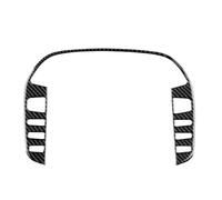 Modanatura copertura pannello Per Fiat Bravo 2006-2011 2012 2013 2014 2015 2015 2016 2017 2018 Adesivo In Vera Fibra Carbonio Morbida LHD RHD Pulsante Controllo Centrale(Black Carbon)